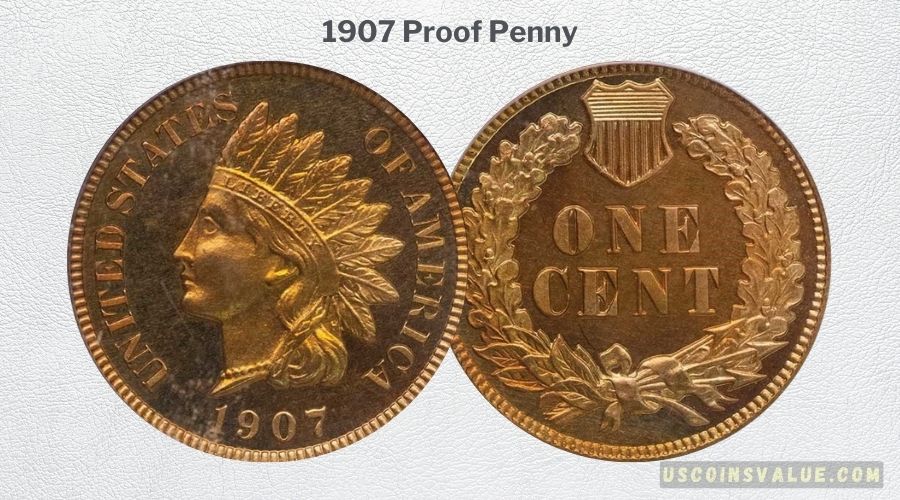 1907 Proof Penny