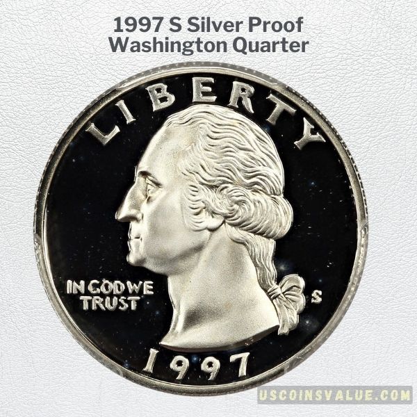 1997 S Silver Proof Washington Quarter