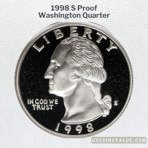 1998 S Proof Washington Quarter